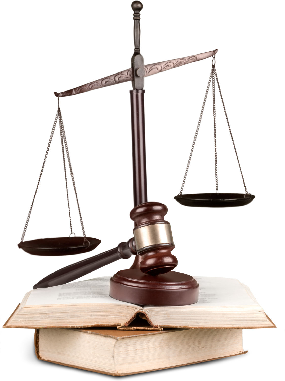 Gavel, Books and Scales of Justice